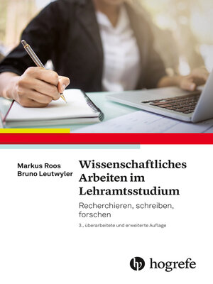 cover image of Wissenschaftliches Arbeiten im Lehramtsstudium